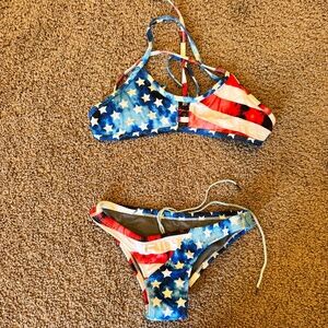 Jolyn Americana Bikini Size Small Like New